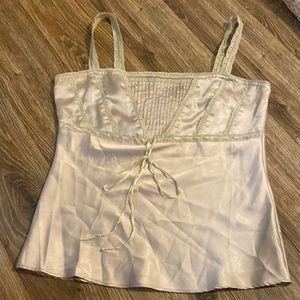 Cute vintage satin top